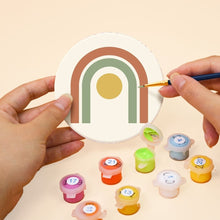 Load image into Gallery viewer, Paint by numbers 10cm Coasters (6 pieces) - Soft Lines