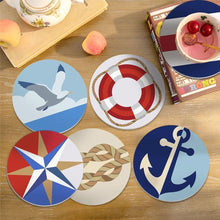 Load image into Gallery viewer, Paint by numbers 10cm Coasters (6 pieces) - Sailing Spirit