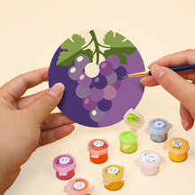 Load image into Gallery viewer, Paint by numbers 10cm Coasters (6 pieces) - Wine Lover