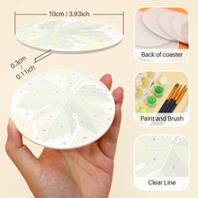 Load image into Gallery viewer, Paint by numbers 10cm Coasters (6 pieces) - Wine Lover
