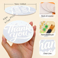 Load image into Gallery viewer, Paint by numbers 10cm Coasters (6 pieces) - Messages of Love