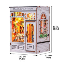 Load image into Gallery viewer, DIY Book Nook Kit - The Scholar's Bookstore