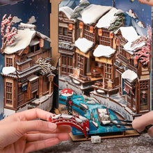 Load image into Gallery viewer, DIY Book Nook Kit  - Kyoto Snow Whisper