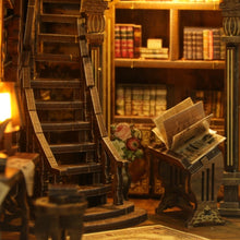 Load image into Gallery viewer, DIY Book Nook Kit - Antique Library Room