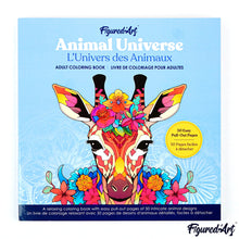 Load image into Gallery viewer, Adult Colouring Book - Animal Universe - Mandala Designs