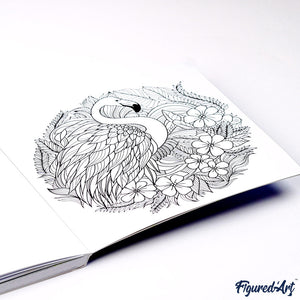 Adult Colouring Book - Animal Universe - 50 pages