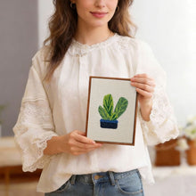 Load image into Gallery viewer, Punch Needle Kits (4 pieces) with frames - Botanical Vibes