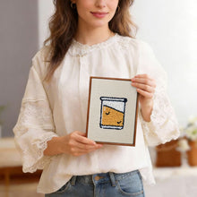 Load image into Gallery viewer, Punch Needle Kits (4 pieces) with frames - Dessert Lover 1