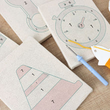 Load image into Gallery viewer, Punch Needle Kits (4 pieces) with frames - Street Icons 2