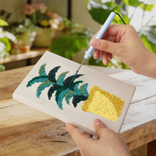 Load image into Gallery viewer, Punch Needle Kits (4 pieces) with frames - Desert Plant Collection