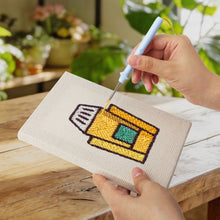 Load image into Gallery viewer, Punch Needle Kits (4 pieces) with frames - Fast Food Fun