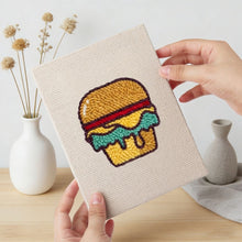 Load image into Gallery viewer, Punch Needle Kits (4 pieces) with frames - Fast Food Fun