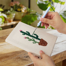 Load image into Gallery viewer, Punch Needle Kits (4 pieces) with frames - Urban Jungle 3
