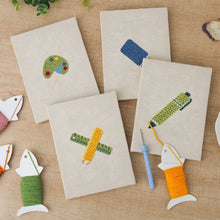 Load image into Gallery viewer, Punch Needle Kits (4 pieces) with frames - Drawing Essentials