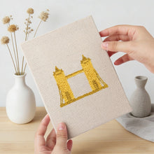 Load image into Gallery viewer, Punch Needle Kits (4 pieces) with frames - World Landmarks Set
