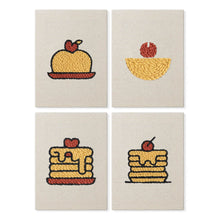 Load image into Gallery viewer, Punch Needle Kits (4 pieces) with frames - Dessert Lover 2 Figured'Art