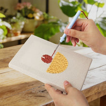 Load image into Gallery viewer, Punch Needle Kits (4 pieces) with frames - Dessert Lover 2
