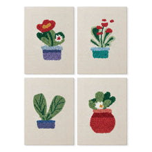 Load image into Gallery viewer, Punch Needle Kits (4 pieces) with frames - Home Garden Vibes Figured'Art