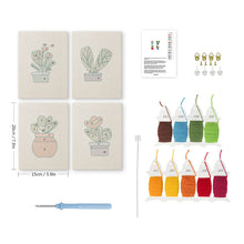 Load image into Gallery viewer, Punch Needle Kits (4 pieces) with frames - Home Garden Vibes