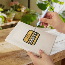 Load image into Gallery viewer, Punch Needle Kits (4 pieces) with frames - Foodie Fun Collection