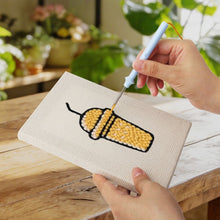 Load image into Gallery viewer, Punch Needle Kits (4 pieces) with frames - Bakery Delights