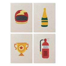 Load image into Gallery viewer, Punch Needle Kits (4 pieces) with frames - Champion Spirit Figured'Art