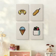 Load image into Gallery viewer, Punch Needle Kits (4 pieces) with frames - Sweet Moments