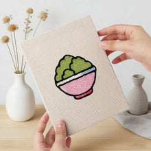 Load image into Gallery viewer, Punch Needle Kits (4 pieces) with frames - Mini Food Icons