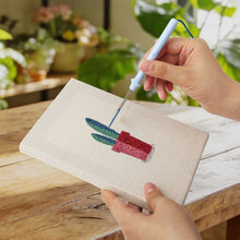 Load image into Gallery viewer, Punch Needle Kits (4 pieces) with frames - Little Succulent Pots 1