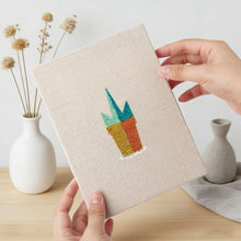 Load image into Gallery viewer, Punch Needle Kits (4 pieces) with frames - Little Succulent Pots 2