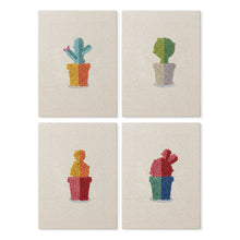 Load image into Gallery viewer, Punch Needle Kits (4 pieces) with frames - Mini Indoor Garden 1 Figured'Art