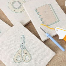 Load image into Gallery viewer, Punch Needle Kits (4 pieces) with frames - Study Desk Essentials 2