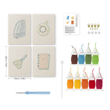 Load image into Gallery viewer, Punch Needle Kits (4 pieces) with frames - Study Desk Essentials 2