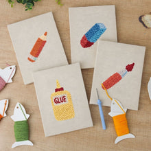 Load image into Gallery viewer, Punch Needle Kits (4 pieces) with frames - Art and Craft Collection