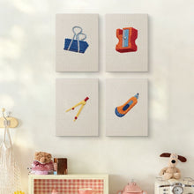 Load image into Gallery viewer, Punch Needle Kits (4 pieces) with frames - Desk Accessories Collection