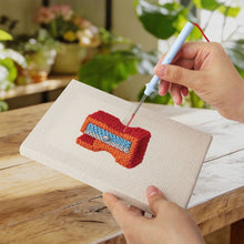Load image into Gallery viewer, Punch Needle Kits (4 pieces) with frames - Desk Accessories Collection