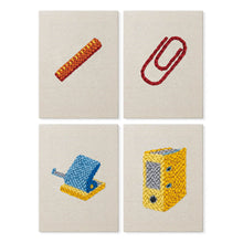Load image into Gallery viewer, Punch Needle Kits (4 pieces) with frames - Office and Desk Favorites Figured'Art