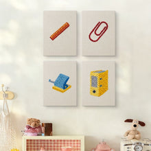 Load image into Gallery viewer, Punch Needle Kits (4 pieces) with frames - Office and Desk Favorites