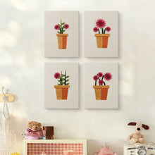 Load image into Gallery viewer, Punch Needle Kits (4 pieces) with frames - Blooming Mini Pots 3