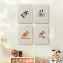 Load image into Gallery viewer, Punch Needle Kits (4 pieces) with frames - Craft Desk Icons