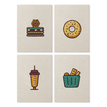 Load image into Gallery viewer, Punch Needle Kits (4 pieces) with frames - Morning Sweets Figured'Art