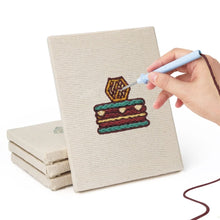 Load image into Gallery viewer, Punch Needle Kits (4 pieces) with frames - Morning Sweets