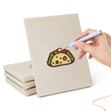 Load image into Gallery viewer, Punch Needle Kits (4 pieces) with frames - Cake and Treats