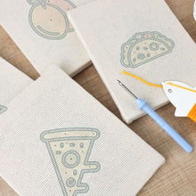 Load image into Gallery viewer, Punch Needle Kits (4 pieces) with frames - Sweet and Savory
