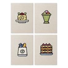 Load image into Gallery viewer, Punch Needle Kits (4 pieces) with frames - Yummy Moments Figured'Art