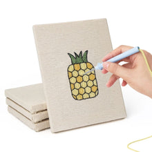Load image into Gallery viewer, Punch Needle Kits (4 pieces) with frames - Fruit Fiesta 1