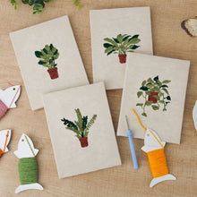 Load image into Gallery viewer, Punch Needle Kits (4 pieces) with frames - Botanical Beauty