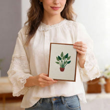 Load image into Gallery viewer, Punch Needle Kits (4 pieces) with frames - Flourishing Foliage