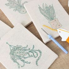 Load image into Gallery viewer, Punch Needle Kits (4 pieces) with frames - Houseplant Haven