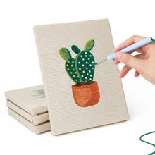 Load image into Gallery viewer, Punch Needle Kits (4 pieces) with frames - Houseplant Haven
